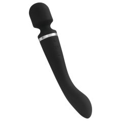 Lonely Lodi - vibrator cu masaj 2în1, reincarcabil (negru)
