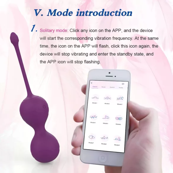 Lonely Winni - ou vibrator inteligent - control app - roz