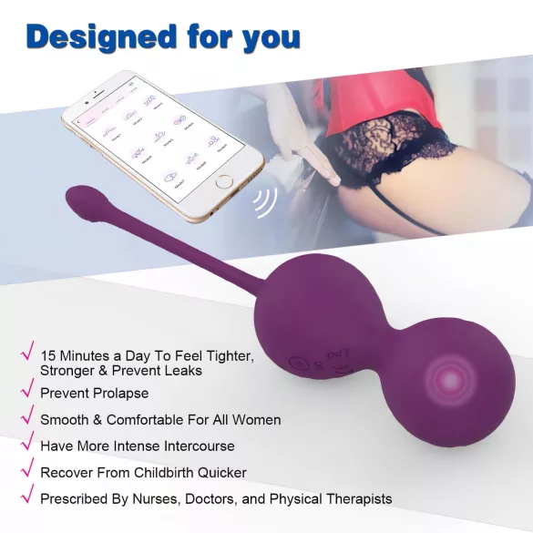 Lonely Winni - ou vibrator inteligent - control app - roz