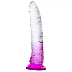 Lonely Lance - dildo cu ventuză - mov transparent