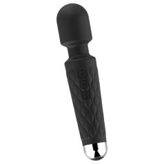   Lonely - Vibrator pentru masaj cu 20 funcții - reîncărcabil, negru