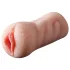 Lonely 2în1 - vagin artificial și gură artificială masturbator (natural)