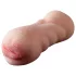 Lonely 2în1 - vagin artificial și gură artificială masturbator (natural)