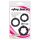 Lonely Stay Hard - set de inele peniene - negru (3 piese)