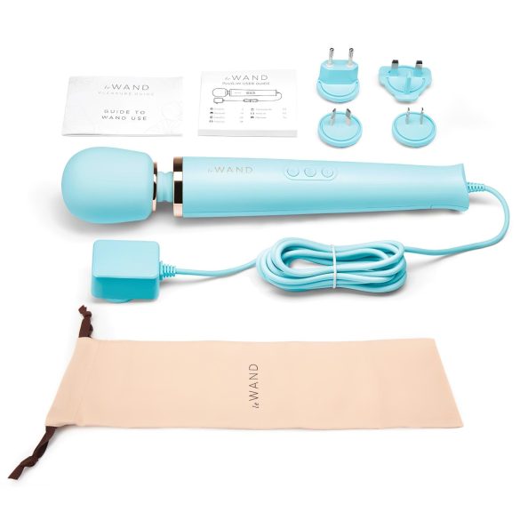 le Wand - vibrator masaj electric exclusiv - albastru