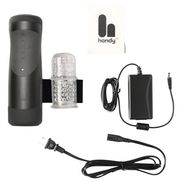 The Handy 1.1 - masturbator inteligent VR pentru bărbați - negru, rețea