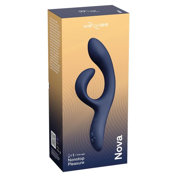 We-Vibe Nova 2 - vibrator inteligent, reîncărcabil, cu braț clitorial (albastru)