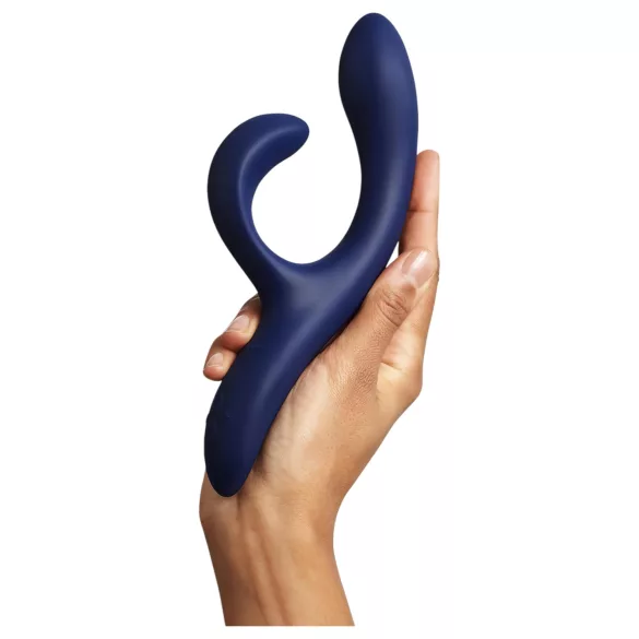 We-Vibe Nova 2 - vibrator flexibil cu braț clitoridian controlat prin aplicație (albastru)