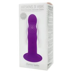   Hitsens 3 - Vibrator cu valuri, ajustabil cu baterie și cu ventuzaț (lilac)