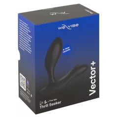   We-Vibe Vector+ - vibrator anal inteligent, reîncărcabil - silicon negru