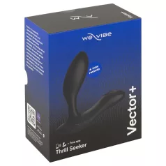   We-Vibe Vector+ - vibrator anal controlat prin aplicație (negru)
