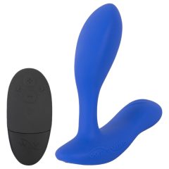   We-Vibe Vector+ - vibrator anal inteligent, cu acumulator, rezistent la apă (albastru)
