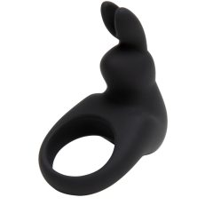 Happyrabbit Cock - Inel de penis vibrat cu baterie (negru)