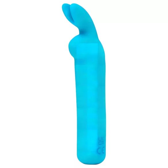 Happyrabbit - vibrator mini tip iepuraș - reîncărcabil, albastru