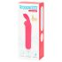 Happyrabbit - mini vibrator tip bullet cu iepuraș - reîncărcabil, roz