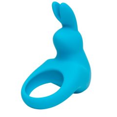   Happyrabbit Cock - inel vibrator pentru penis cu baterie (albastru)