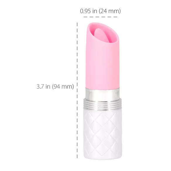 Pillow Talk Lusty - vibrator tip limbă cu acumulator - roz