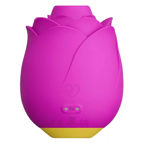 ROMP Rose - vibrator clitoridian cu undă de aer - silicon roz