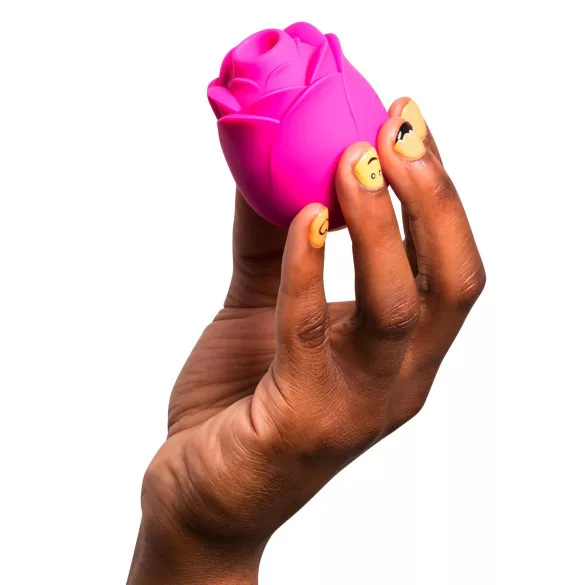 ROMP Rose - vibrator clitoridian cu undă de aer - silicon roz