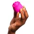 ROMP Rose - vibrator clitoridian cu undă de aer - silicon roz