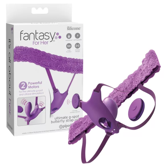 Pipedream Fantasy For Her - vibrator purtabil cu punct G integrat (mov)