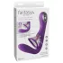 Fantasy For Her - Vibrator dublu G-spot și clitoris cu 4 motoare - mov