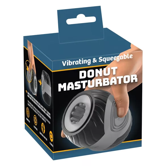 You2Toys - masturbator cu 2 motoare - silicon gri
