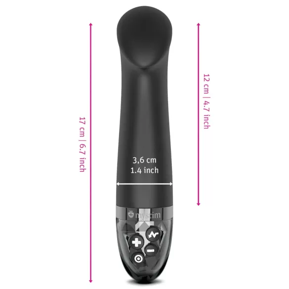mystim - vibratoare electro G-spot - stimulare electrică - negru