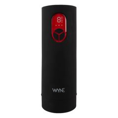   WYNE 07 - masturbator vibratoare de aspirație, cu baterie (negru)