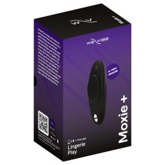   We-Vibe Moxie+ - vibrator clitoridian inteligent, cu radio (negru)