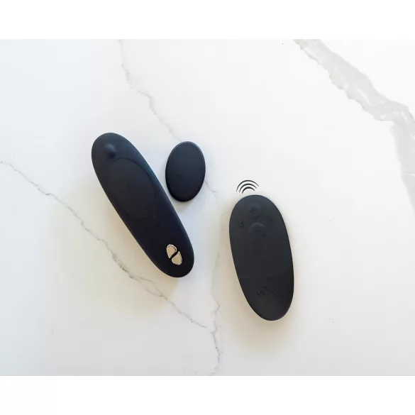 We-Vibe Moxie+ - vibrator clitoridian purtabil cu aplicație și telecomandă (negru)