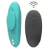We-Vibe Moxie+ - vibrator clitoridian purtabil, cu aplicație și telecomandă (turcoaz)