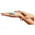 We-Vibe Moxie+ - vibrator clitoridian purtabil, cu aplicație și telecomandă (turcoaz)