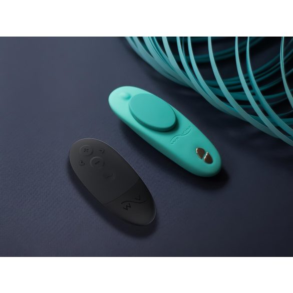 We-Vibe Moxie+ - vibrator clitoridian inteligent cu telecomandă (turcoaz)