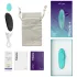 We-Vibe Moxie+ - vibrator clitoridian purtabil, cu aplicație și telecomandă (turcoaz)