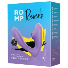   ROMP Reverb - vibrator de punct G cu 2 în 1 aer și valuri (violet)