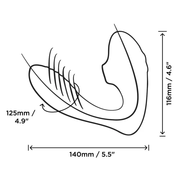 ROMP Reverb - vibrator 2în1 cu undă de aer pentru punctul G (mov)