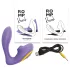 ROMP Reverb - vibrator 2în1 cu undă de aer pentru punctul G (mov)