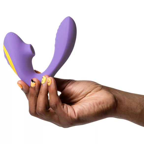 ROMP Reverb - vibrator 2în1 cu undă de aer pentru punctul G (mov)