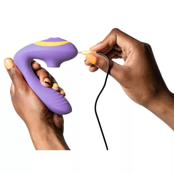 ROMP Reverb - vibrator 2în1 cu undă de aer pentru punctul G (mov)