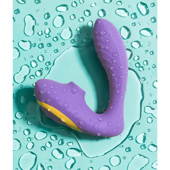 ROMP Reverb - vibrator 2în1 cu undă de aer pentru punctul G (mov)