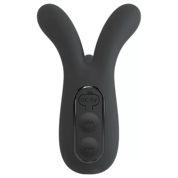 Smile - Vibrator punct G și P - funcție telecomandă - silicon negru