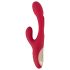 Smile - vibrator cu braț și limbă pentru clitoris (roșu)