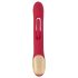 Smile - vibrator cu braț și limbă pentru clitoris (roșu)