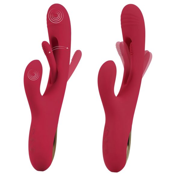 Smile - vibrator cu limbă pentru clitoris - roșu