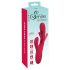 Smile - vibrator cu braț și limbă pentru clitoris (roșu)