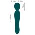 You2Toys Grande - vibrator masaj reîncărcabil (verde)