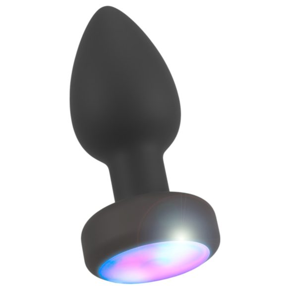 ANOS - dop anal vibrator, luminos (negru)