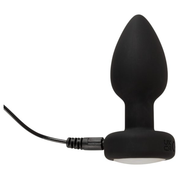 ANOS - dop anal vibrator, luminos (negru)
