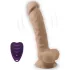 Silexd 8 - vibrator pentru testicule cu telecomandă - culoare naturală